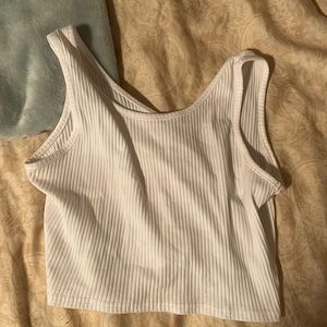 White tank top crop